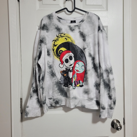 DISNEY | nightmare before christmas long sleeve sweatshirt XL - Picture 1 of 5